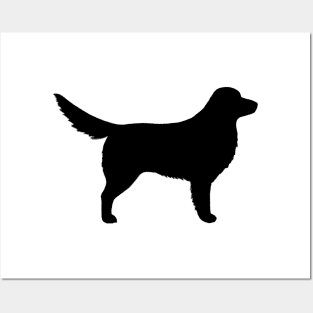 Nova Scotia Duck Tolling Retriever Silhouette Posters and Art